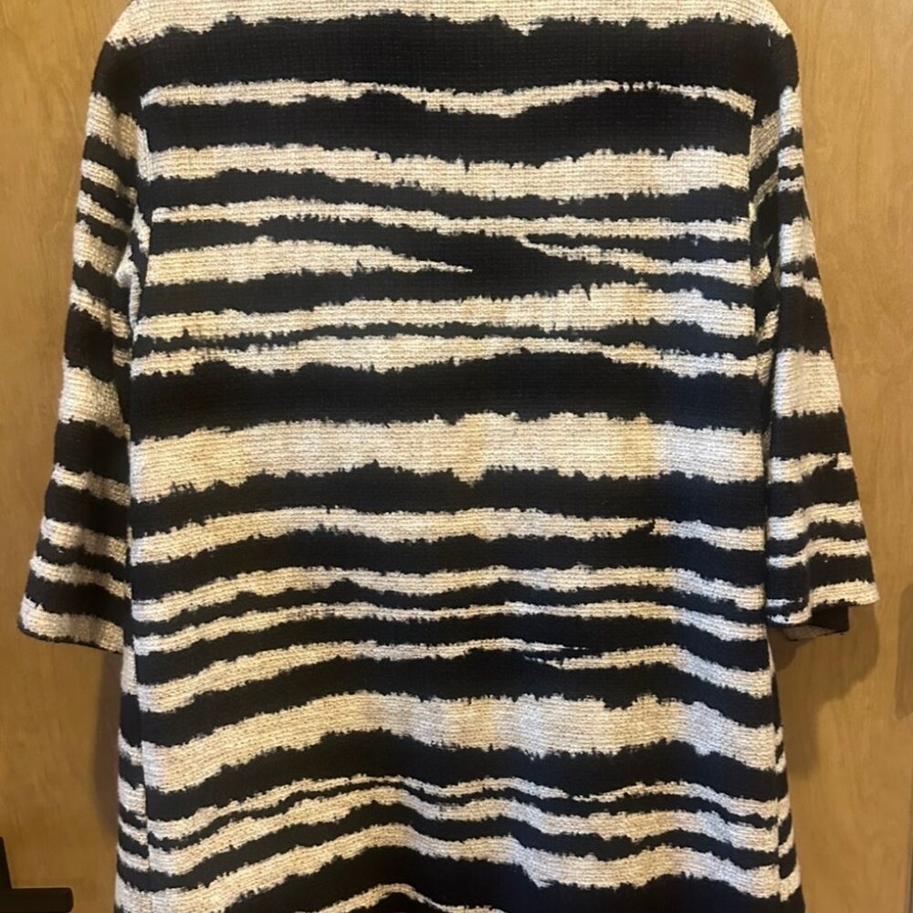 Talbots Collection Zebra Textured Coat - Picture 2 of 5